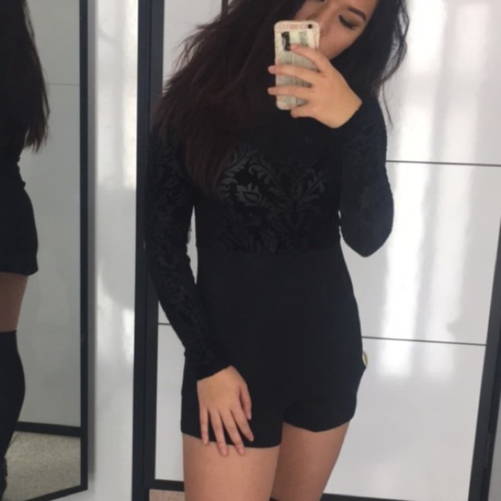 Charlotte russe black romper